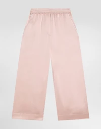 Silk satin vanity trousers