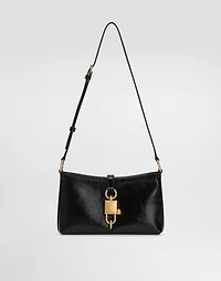 Lock shoulder bag in calfskin