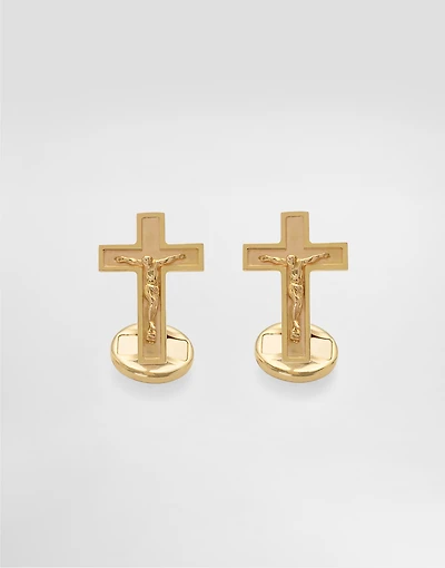 Sicily Cufflinks
 18 carat yellow gold and rubies