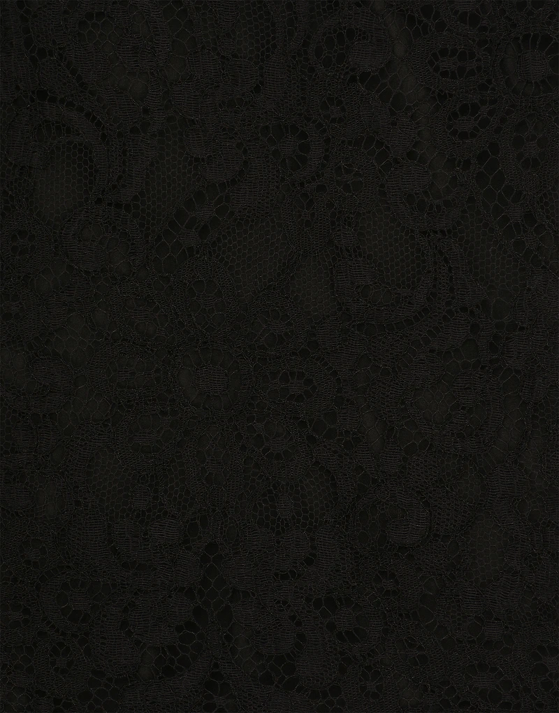 Sleeveless Chantilly lace top