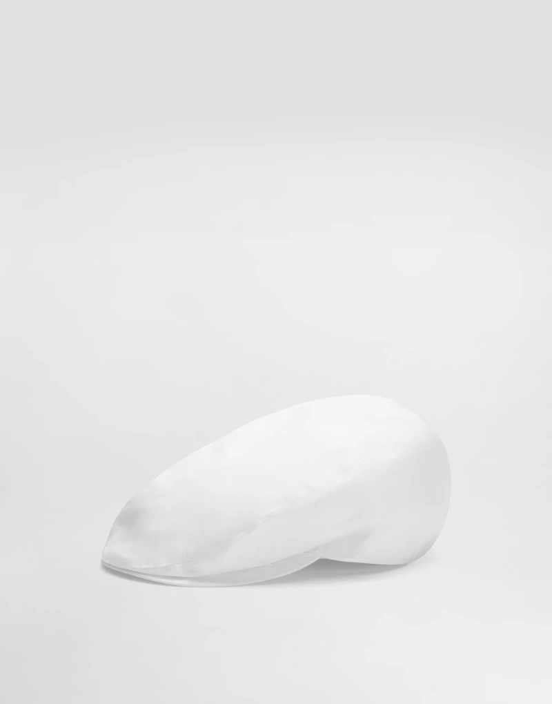 Cotton gabardine flat cap