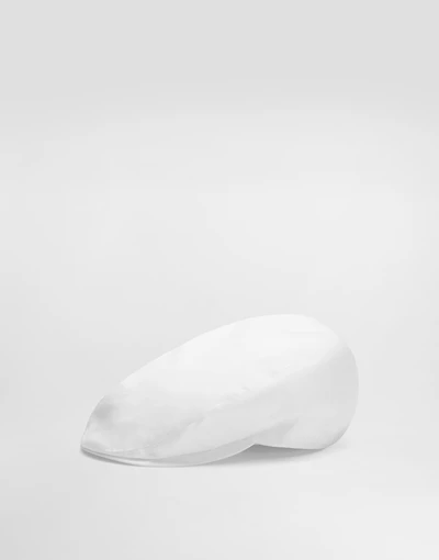 Cotton gabardine flat cap