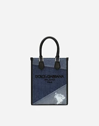 Small patchwork denim bag