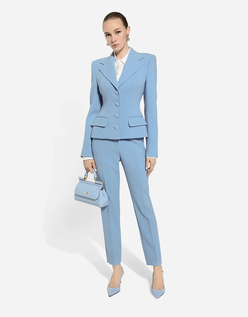 Tailored wool crêpe pants