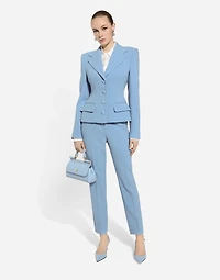Tailored wool crêpe pants