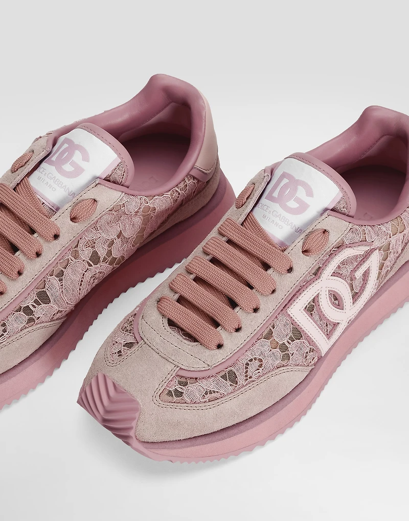 DG Cushion sneakers lace and calfskin