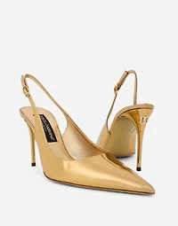 Calfskin slingbacks