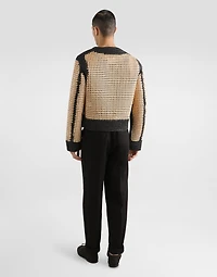 Woven raffia jacket