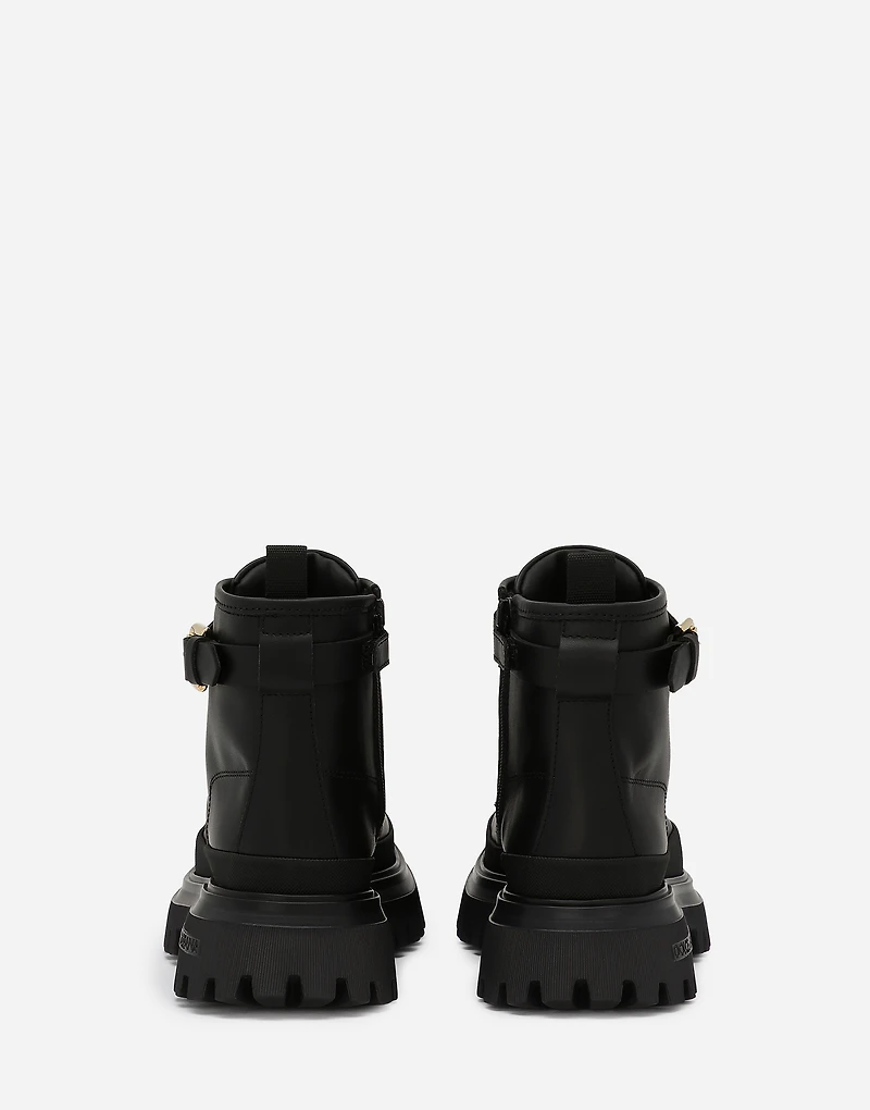 Calfskin ankle boots with DG logo