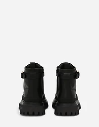 Calfskin ankle boots with DG logo