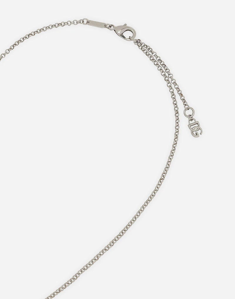 Fine link necklace with DG logo