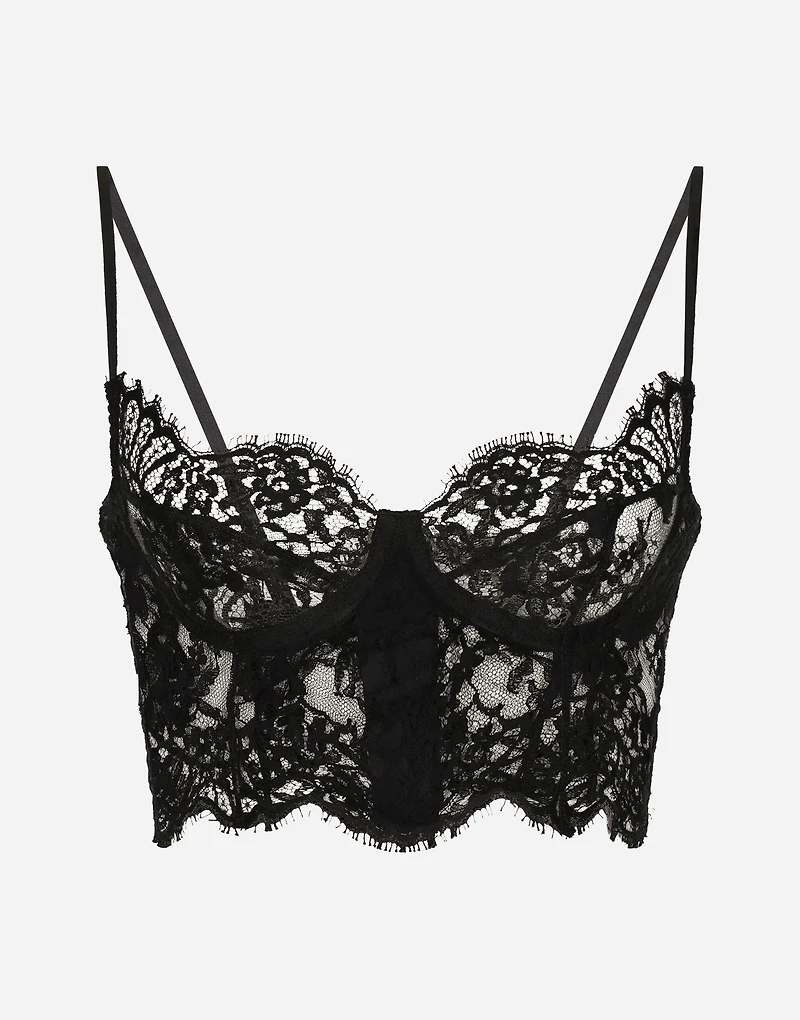 Lace balconette bralette