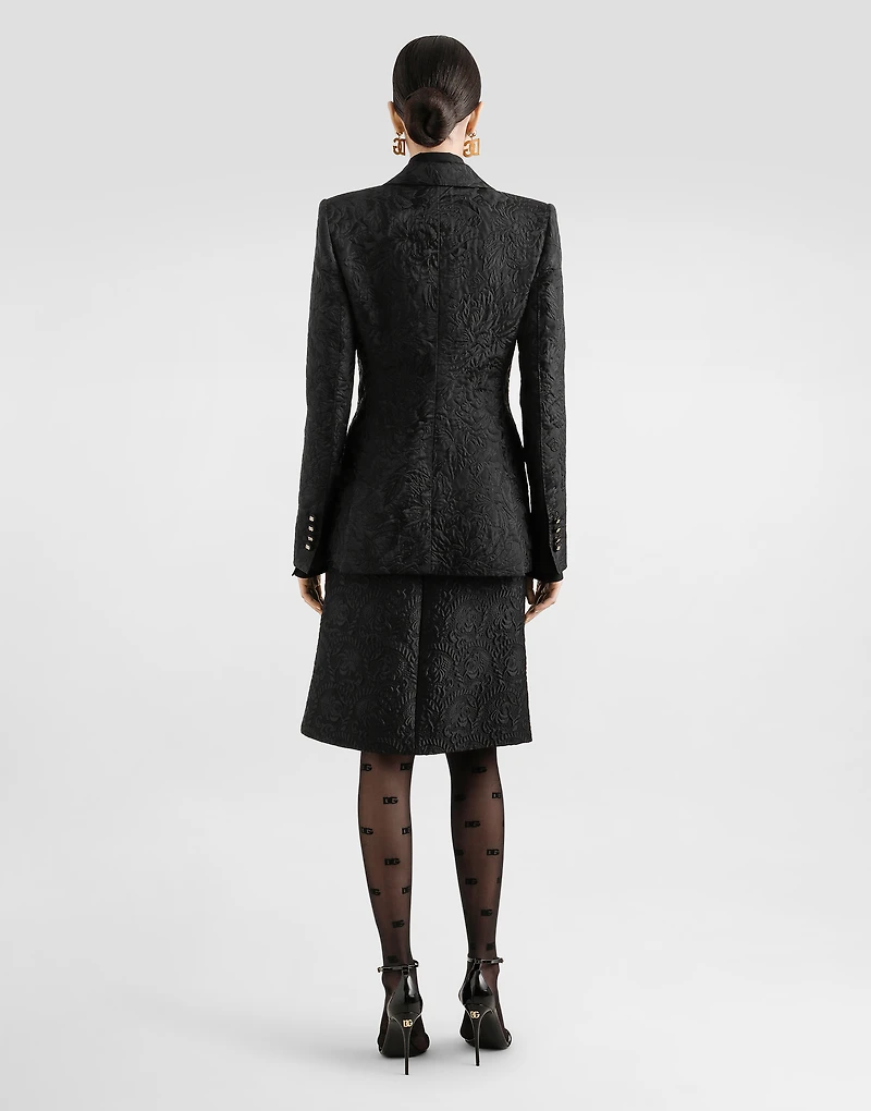 Turlington brocade jacket