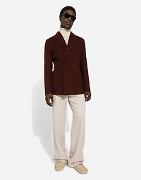 Double-breasted wool Portofino-fit jacket