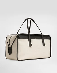 Salt&pepper calfskin atene handbag