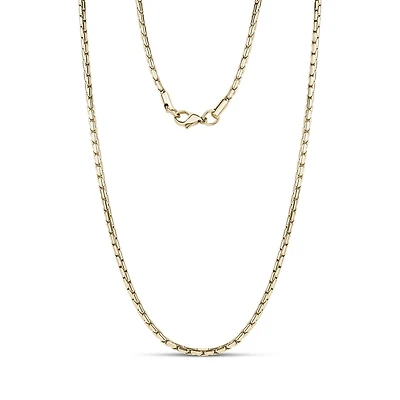 Chaine À Entrelacement de 3mm en Acier Inoxidable Dorée - 18