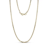Chaine À Entrelacement de 3mm en Acier Inoxidable Dorée - 18