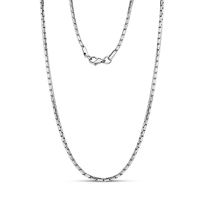 Chaine À Entrelacement de 3mm en Acier Inoxidable - 18
