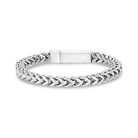 Bracelet à Maillons Franco de 6mm en Acier Inoxydable - 8.5