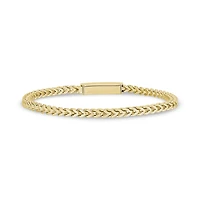 Bracelet À Maillons Franco de 3mm en Acier Inoxidable Dorée - 8.5