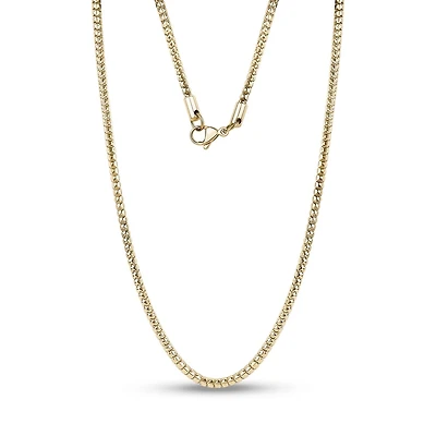 Chaîne Pyramidale 3mm en Acier Inoxydable Dorée - 18