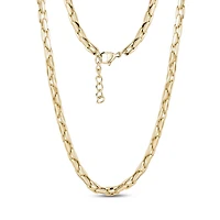 Collier Audacieux et Élégant de 4mm en Acier Inoxydable Doré - 17
