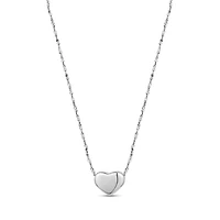Collier à Charme en Forme de Coeur en Acier Inoxydable Avec Chaîne - 17