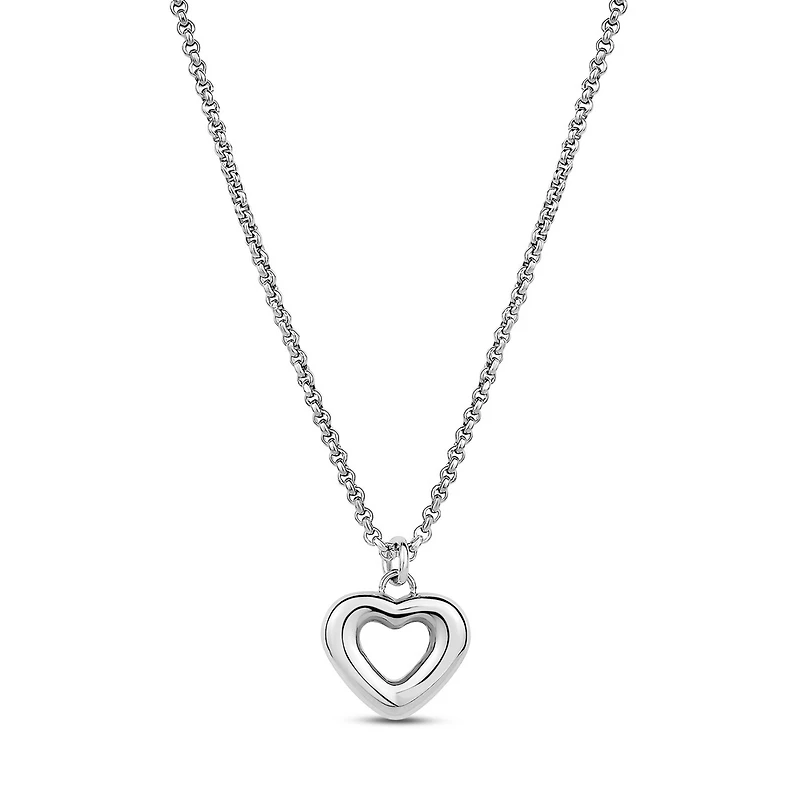 Pendentif Coeur Audacieux et Magnifique en Acier Inoxydable - 17