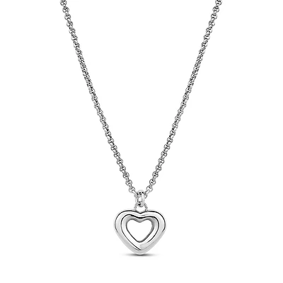 Pendentif Coeur Audacieux et Magnifique en Acier Inoxydable - 17