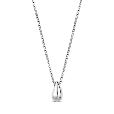 Collier avec Pendentif Larme en Acier Inoxidable - 17