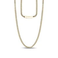 Gold Tone Stainless Steel 3mm Franco Chain - 24