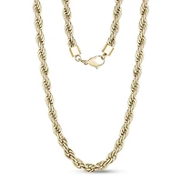 Chaîne de Corde de 8mm en Acier Inoxidable Dorée - 24