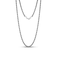 Stainless Steel 4mm Rope Chain - 16