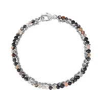 Earth and Steel Link Bracelet - 8.5