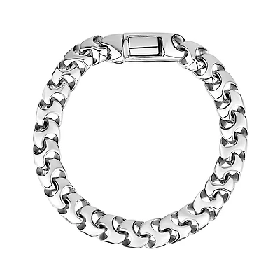 Bracelet en Acier Inoxydable pas Comme les Autres - 8.5