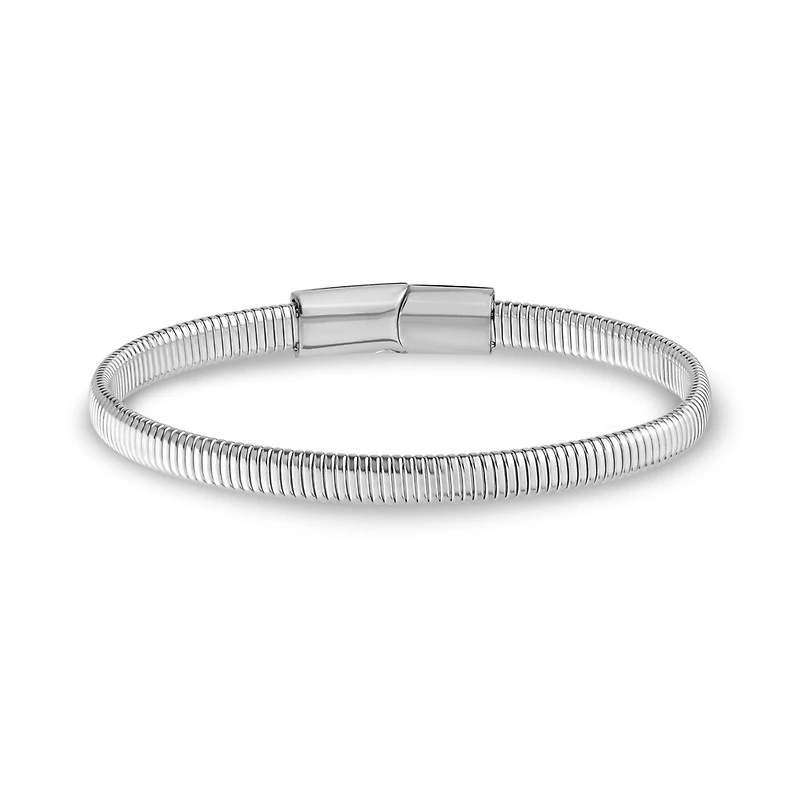 Bracelet Tubogas de 7mm en Acier Inoxydable - 8.5