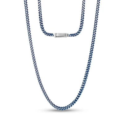 Bicolor Stainless Steel 4mm Franco Link Chain