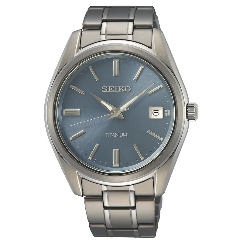 Montre Seiko SUR371 avec Bracelet et Boitier en Titane - 40.2mm | Doucet Latendresse