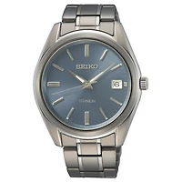 Montre Seiko SUR371 avec Bracelet et Boitier en Titane - 40.2mm | Doucet Latendresse