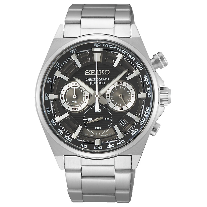 Seiko Watch SSB397 with Stainless Steel Bracelet and Case - 41mm | Doucet Latendresse