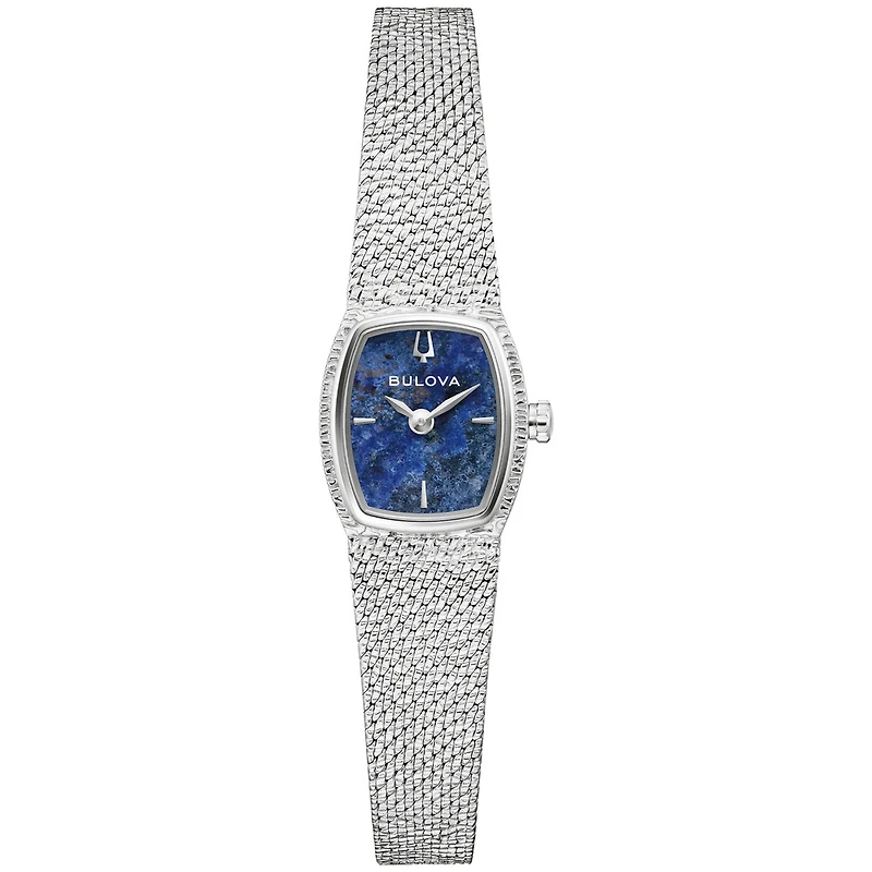 Montre Bulova Goddess of Time Sodalite avec Bracelet et Boitier en Acier Inoxydable - 17mm | Doucet Latendresse
