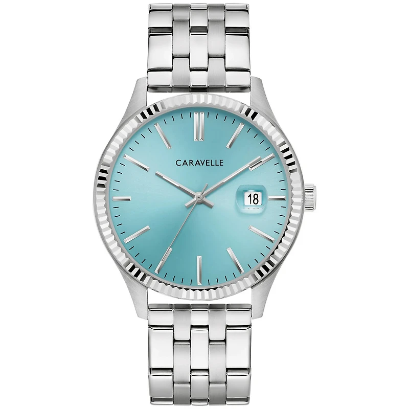 Montre Caravelle Dress avec Bracelet et Boitier en Acier Inoxydable - 41mm | Doucet Latendresse