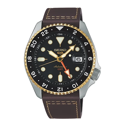 Montre Seiko SSK036 avec Bracelet en Cuir et Boitier en Acier Inoxydable - 42.5mm | Doucet Latendresse