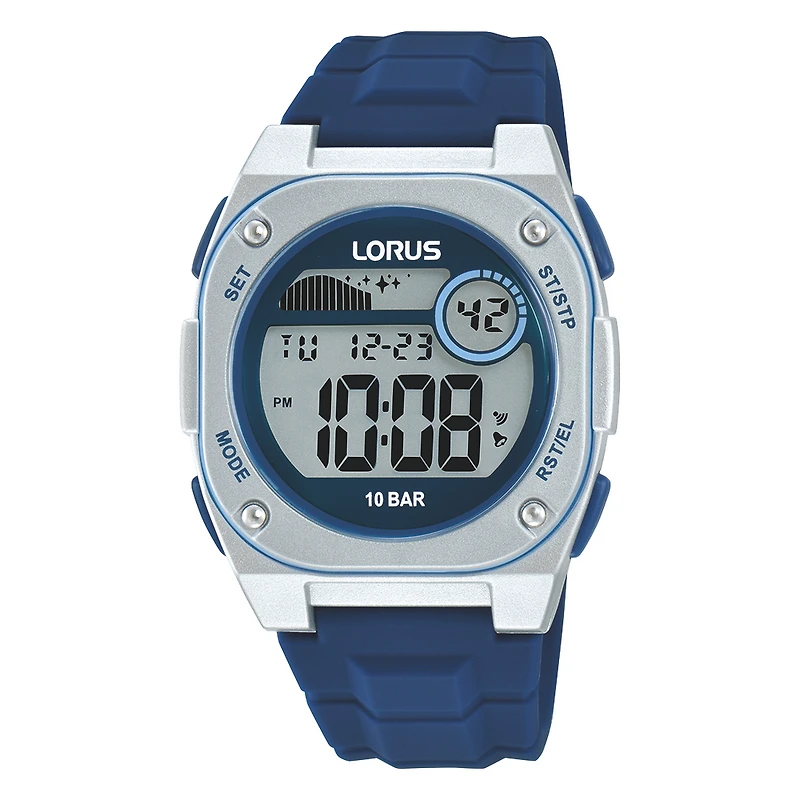 Montre Lorus R2333QX9 pour Enfant avec Boitier en Plastique et Bracelet en Silicone - 38mm | Doucet Latendresse