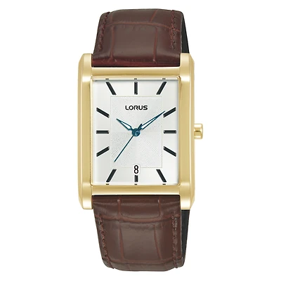 Montre Lorus RH940RX9 avec Boitier en Acier Inoxydable et Bracelet en Cuir - 29mm | Doucet Latendresse