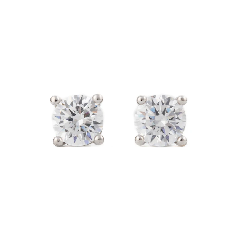 Sterling Silver Earrings with Cubic Zirconia