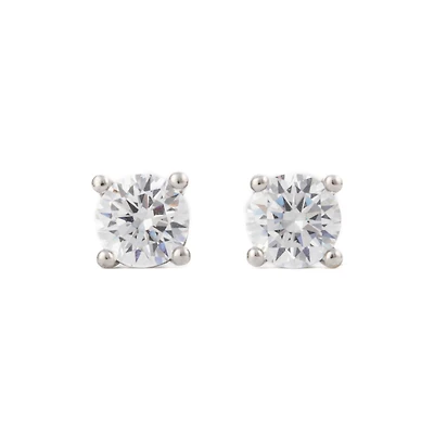Sterling Silver Earrings with Cubic Zirconia