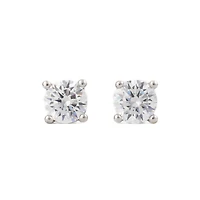 Sterling Silver Earrings with Cubic Zirconia