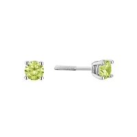 Boucles d'Oreilles en Argent Sterling avec Zircon Cubique