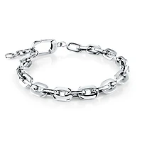 Bracelet à Maillons Ovales de 6mm en Acier Inoxydable - 6